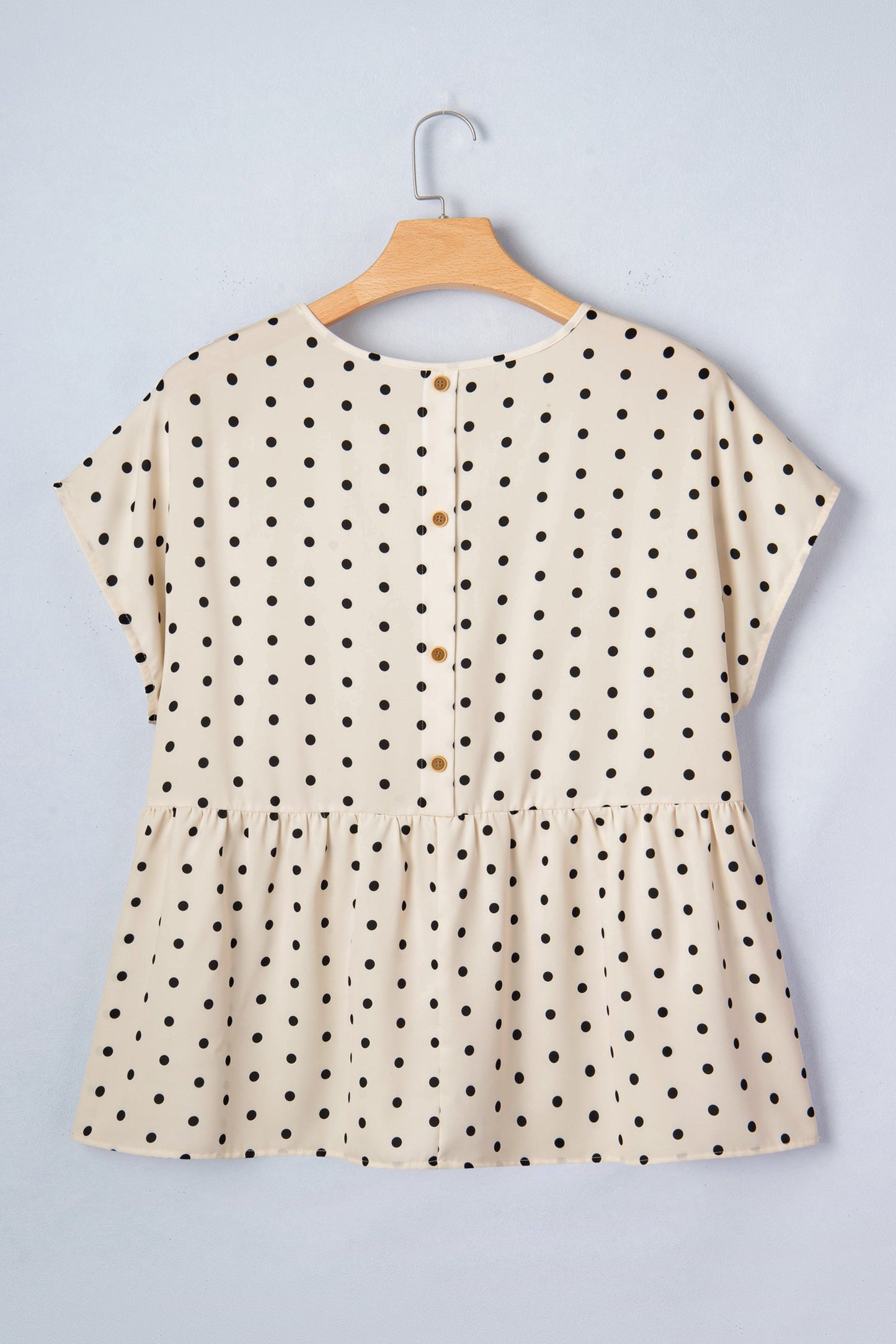 Alison Short Sleeve Babydoll PLUS Blouse
