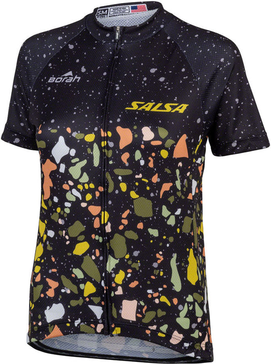 Salsa Women's Terrazzo Jersey - 2X-Large Black