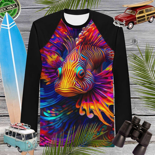 Lion Fish Rash Guard | Adult Rashie For Men | 🤙