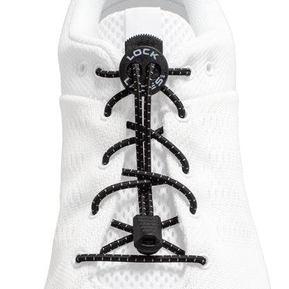 Lock Laces Original No-Tie Shoelaces - LOTS OF COLOR, Boot Laces, Flat Laces, & Pickleball Laces