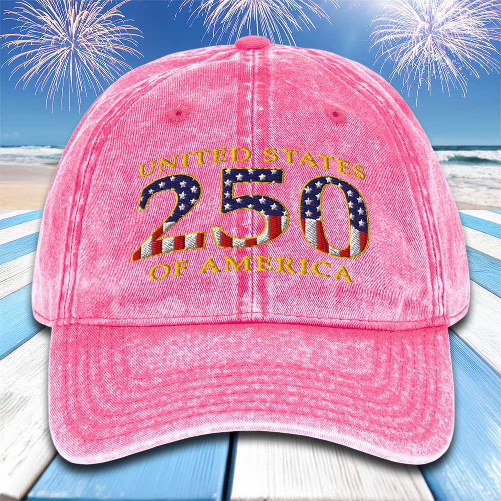 Collect Your USA 250th Anniversary 🇺🇸 Vintage Cotton Twill Baseball Cap
