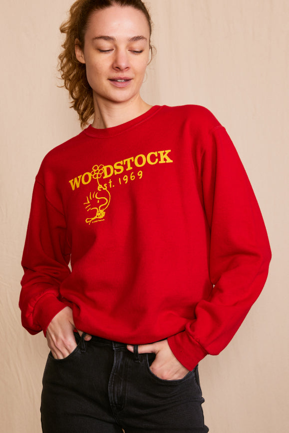 Peanuts Woodstock Authentic Vintage Crewneck