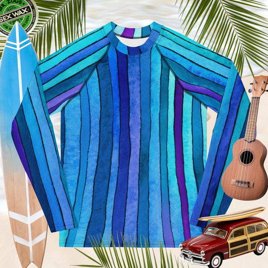 Retro Beach Rashie | UV Protection for Teens Youths 🤙