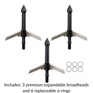 TOTA | 2-Blade Expandable Broadhead | 2.25” Cut | 100 Grain