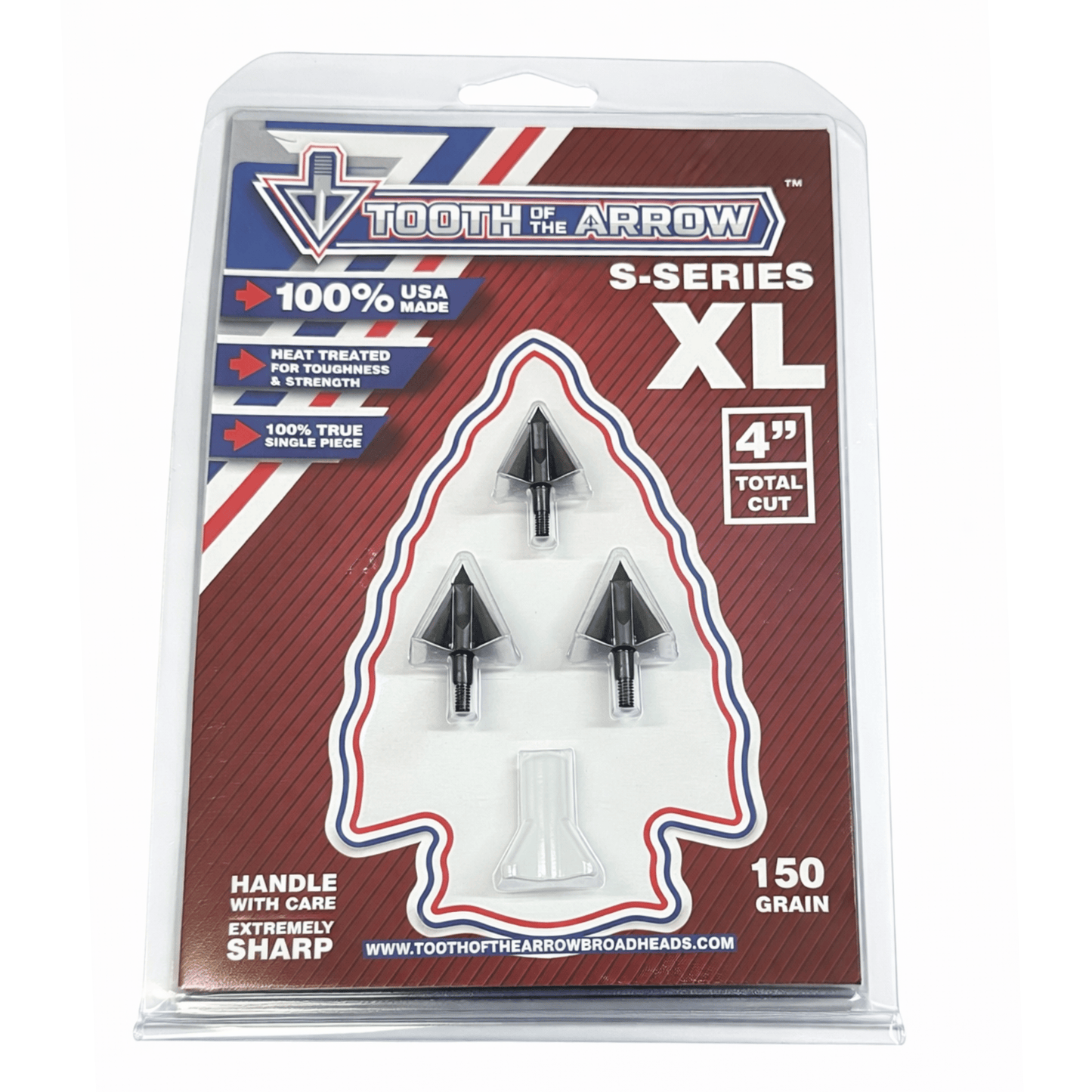 TOTA | 150 grain XL broadhead | 1-3/16-inch solid | fixed blade