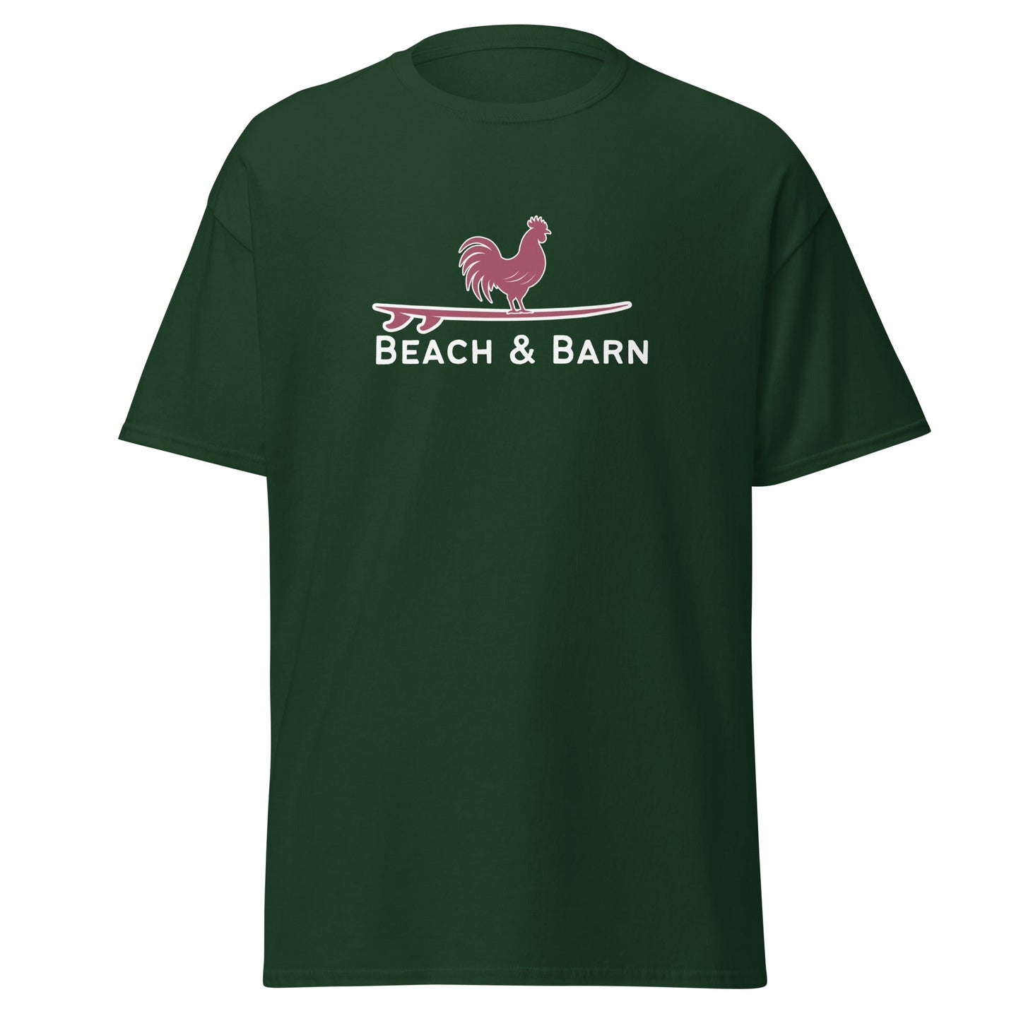 Beach & Barn Tee Surfing Chicken Men's T-Shirt