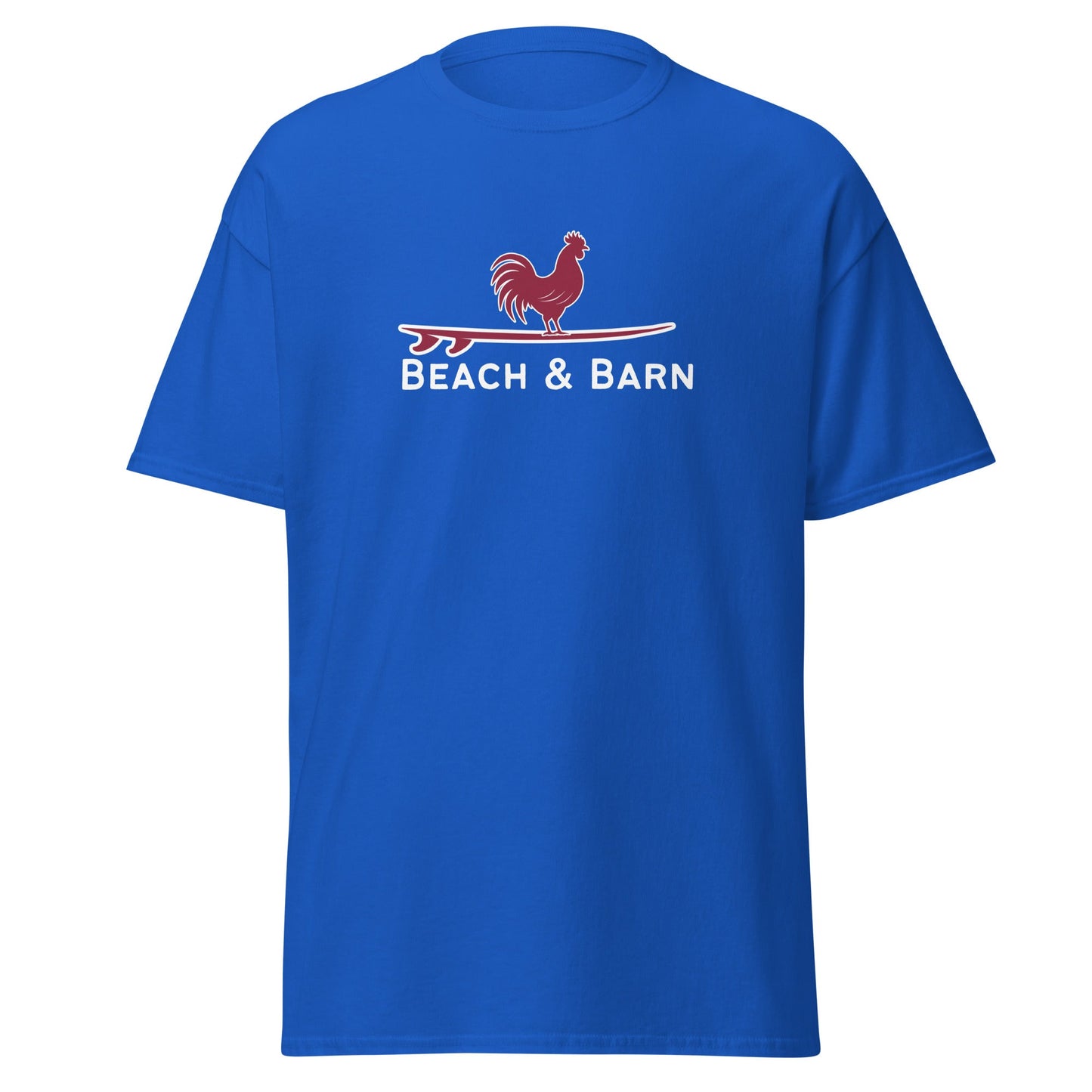 Beach & Barn Tee Surfing Chicken Men's T-Shirt
