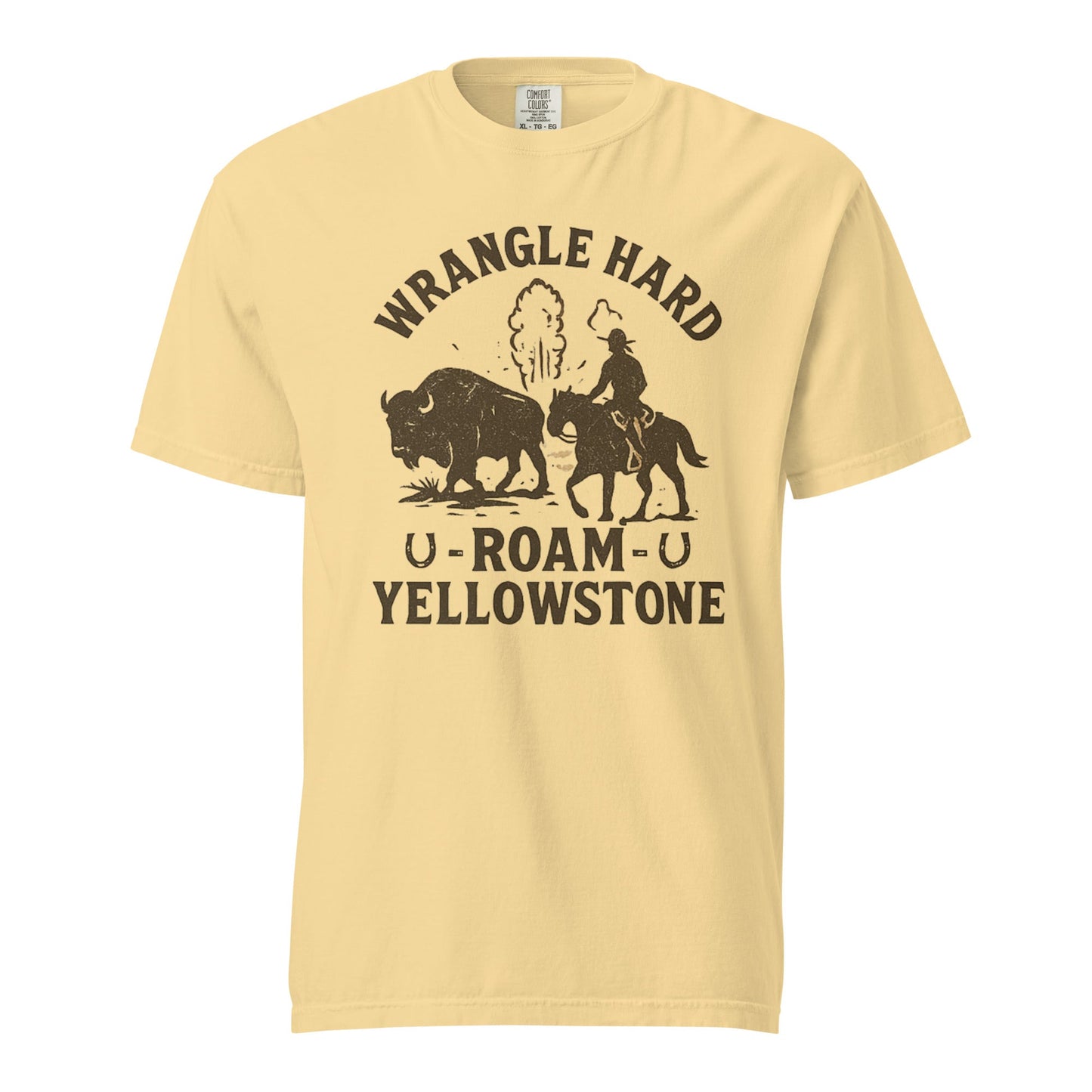 Roam Yellowstone Men's Heavyweight T-Shirt