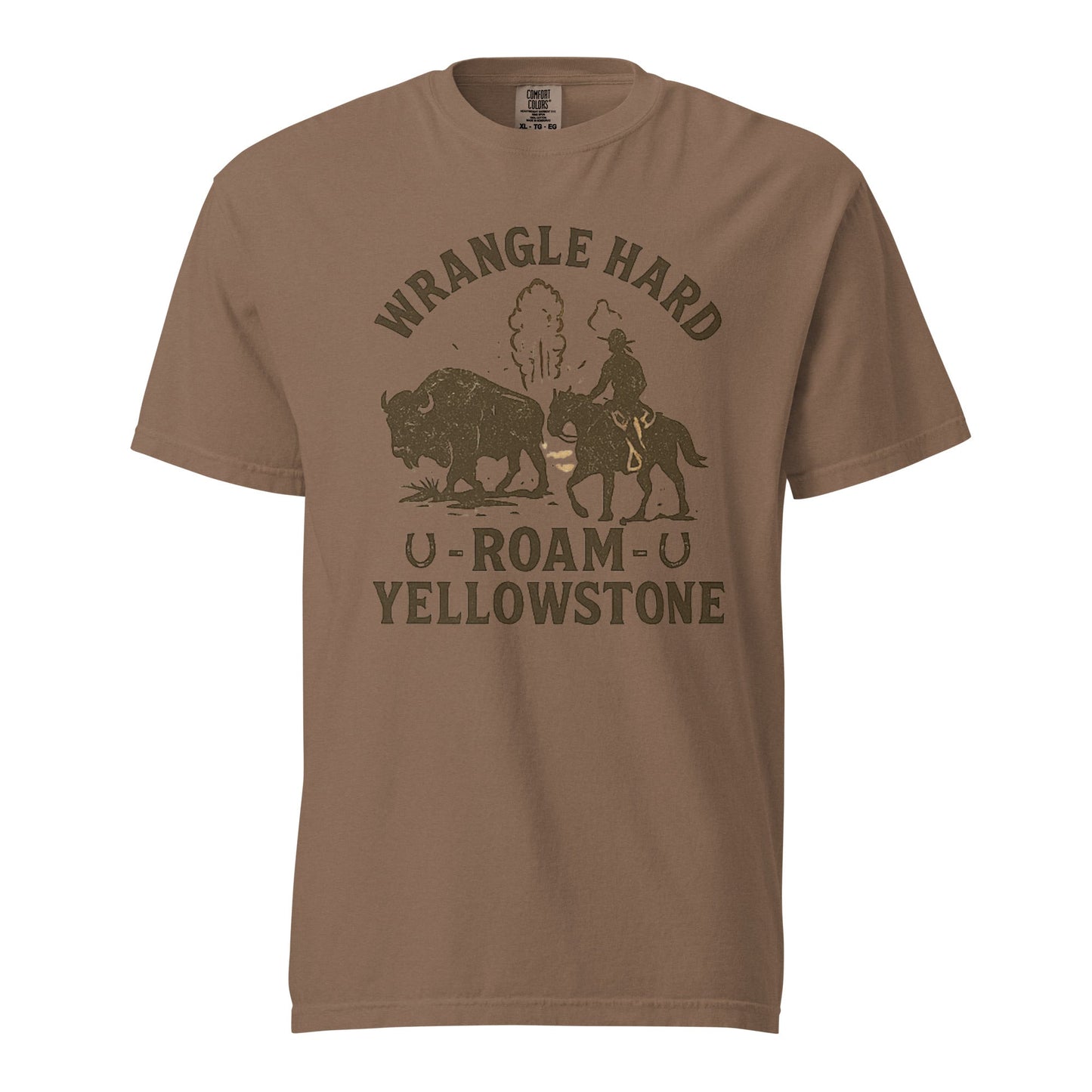Roam Yellowstone Men's Heavyweight T-Shirt