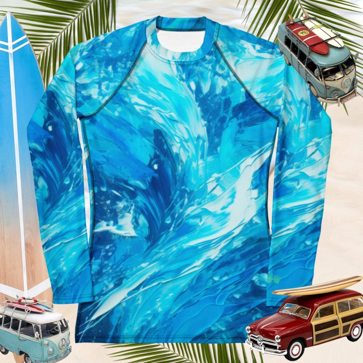 Women's Rag Dolled Rash Guard 🤙